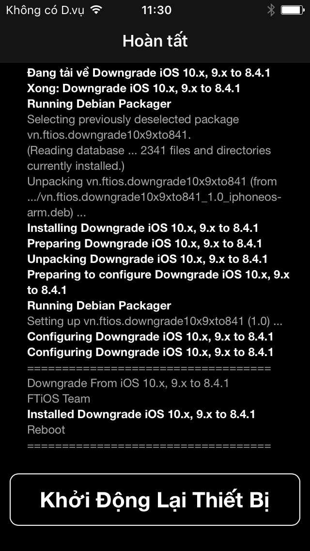 hạ iOS 8.4.1