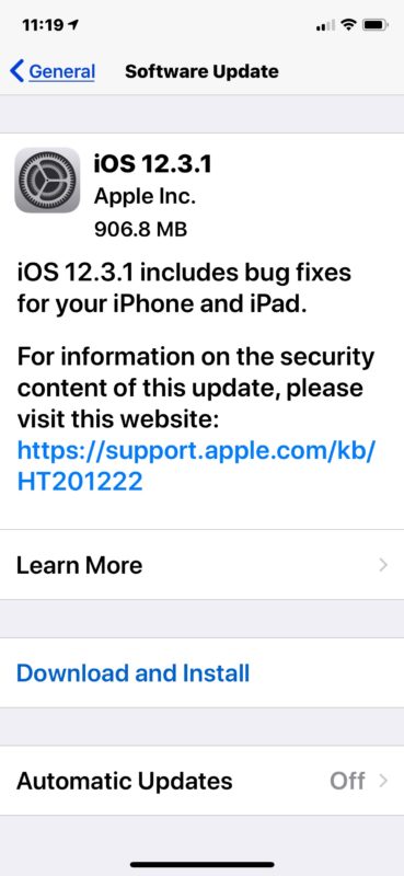 tính năng mới iOS 12.3.1, hướng dẫn cập nhật iOS 12.3.1, fix lỗi iOS 12.3, lỗi trên iOS 12.3, lỗi cuộc gọi iOS, Apple fix lỗi, sửa lỗi iOS mới nhất, có nên lên iOS 12.3.1, đánh giá iOS 12.3.1