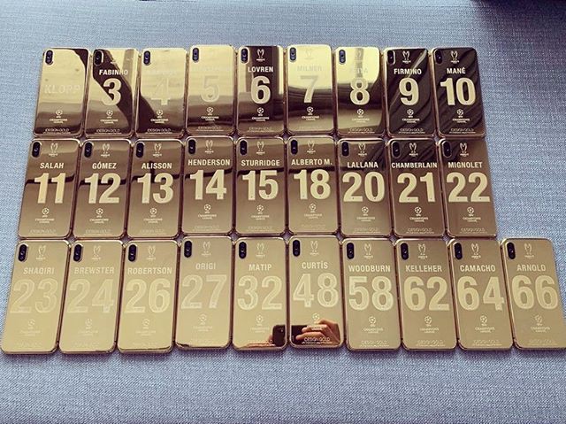 iDesign Gold iphone, iphone mạ vàng 24k, iphone x vàng, liverpool vô địch phần thưởng, apple news, tin tức iphone mới, iphone độc nhất, iphone xs max mạ vàng